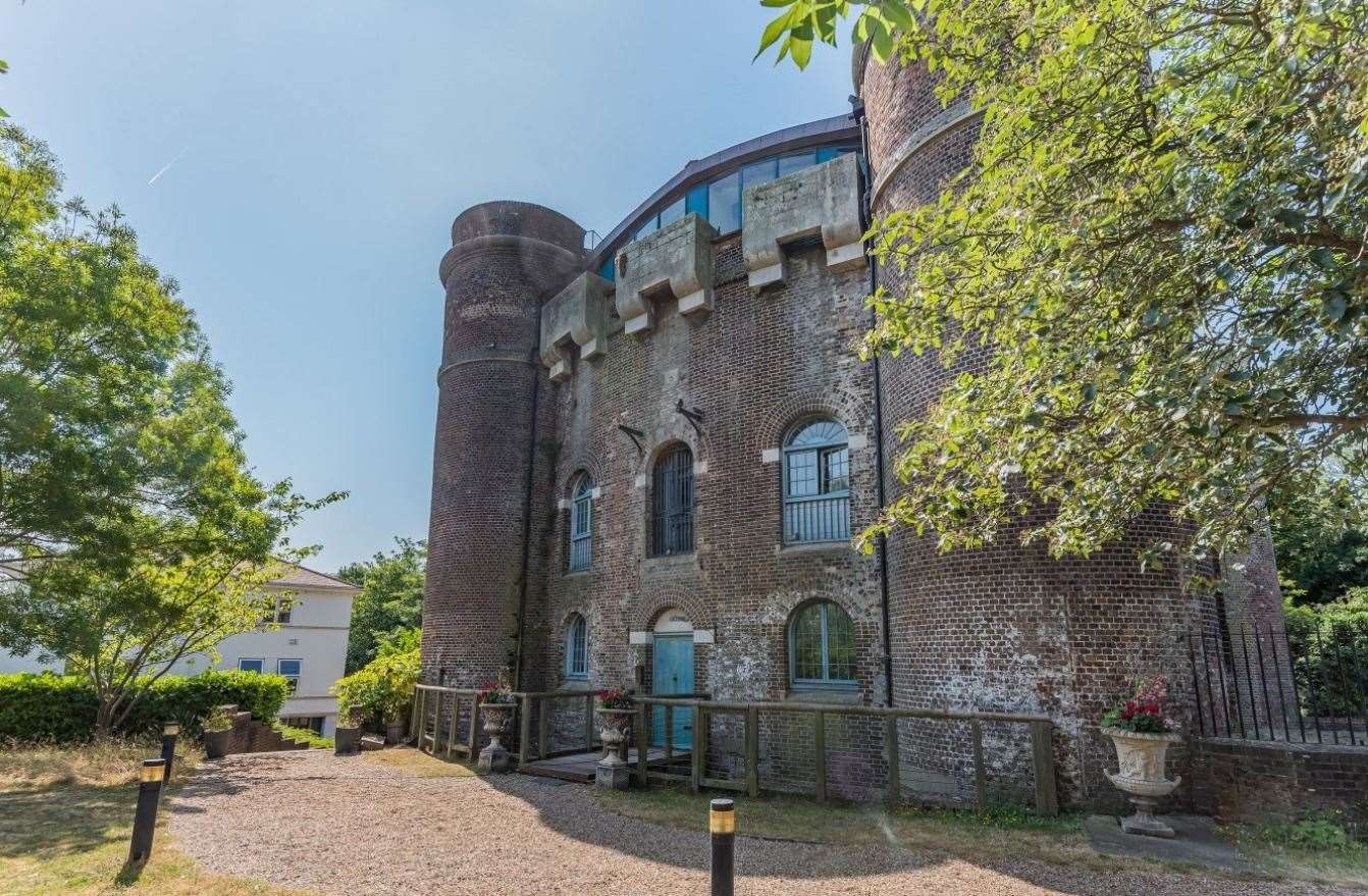 Two-bedroom flat within historic fortress has gone up for sale in Rochester. Picture: Fine and Country