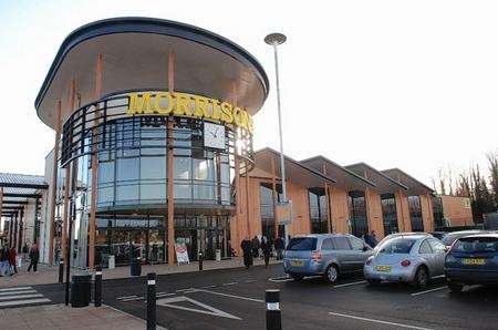 The new Morrisons store in in Mill Way Sittingbourne