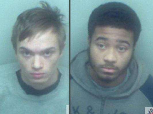 Devonn Weston, left and Reshaun Tomlinson have been jailed for drug dealing in Medway. Picture: Kent Police