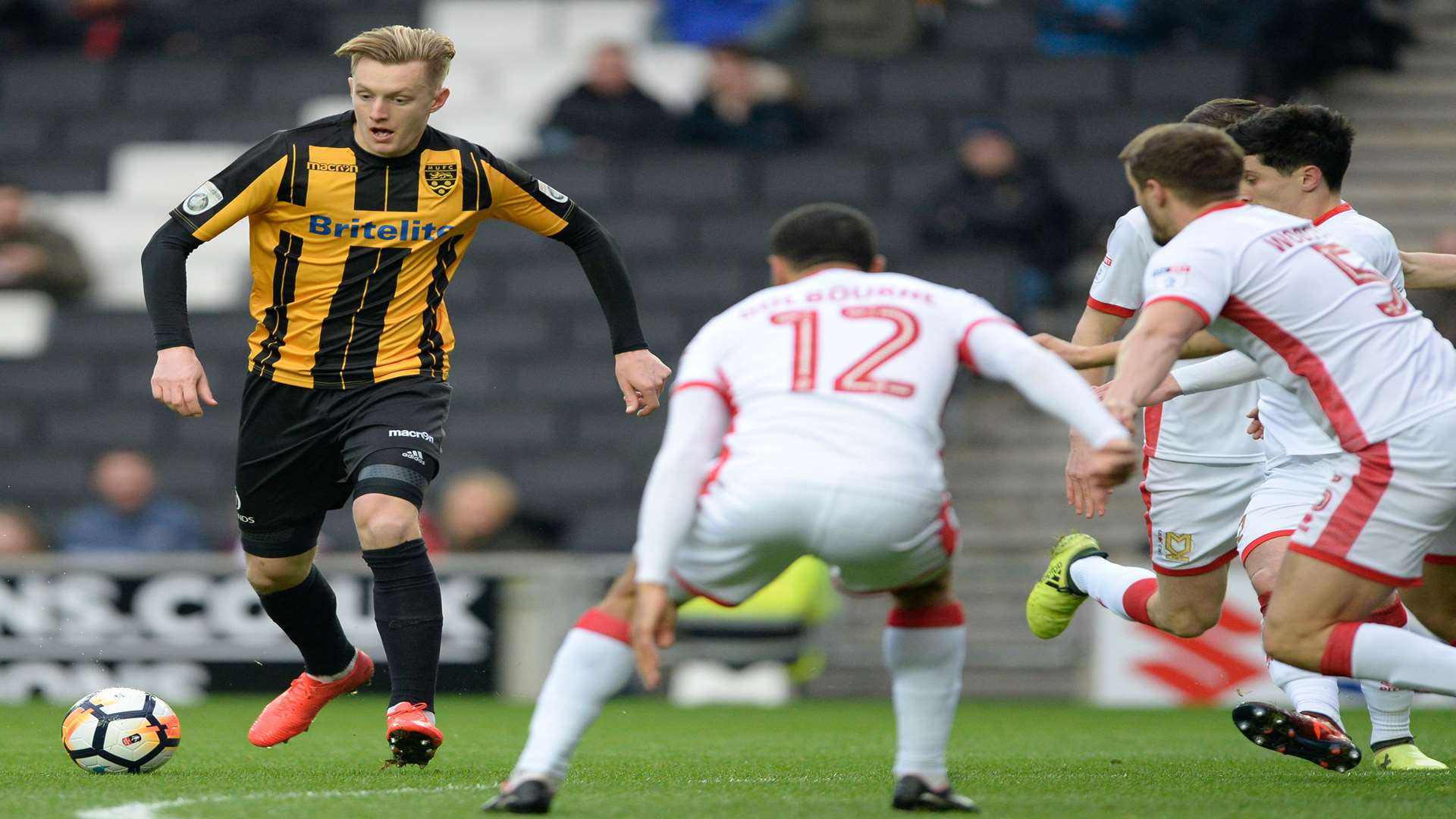 Maidstone's Joe Pigott showed his class when Maidstone went to League 1 MK Dons in the FA Cup last month