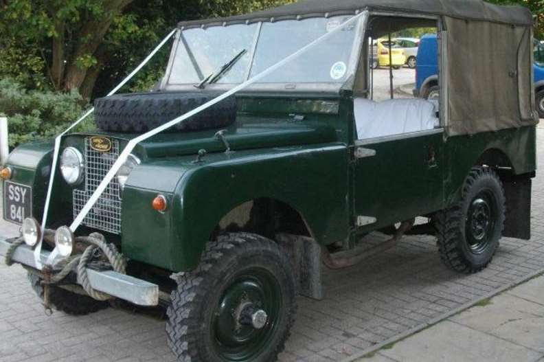Thieves broke gates to steal this Series 1 Land Rover