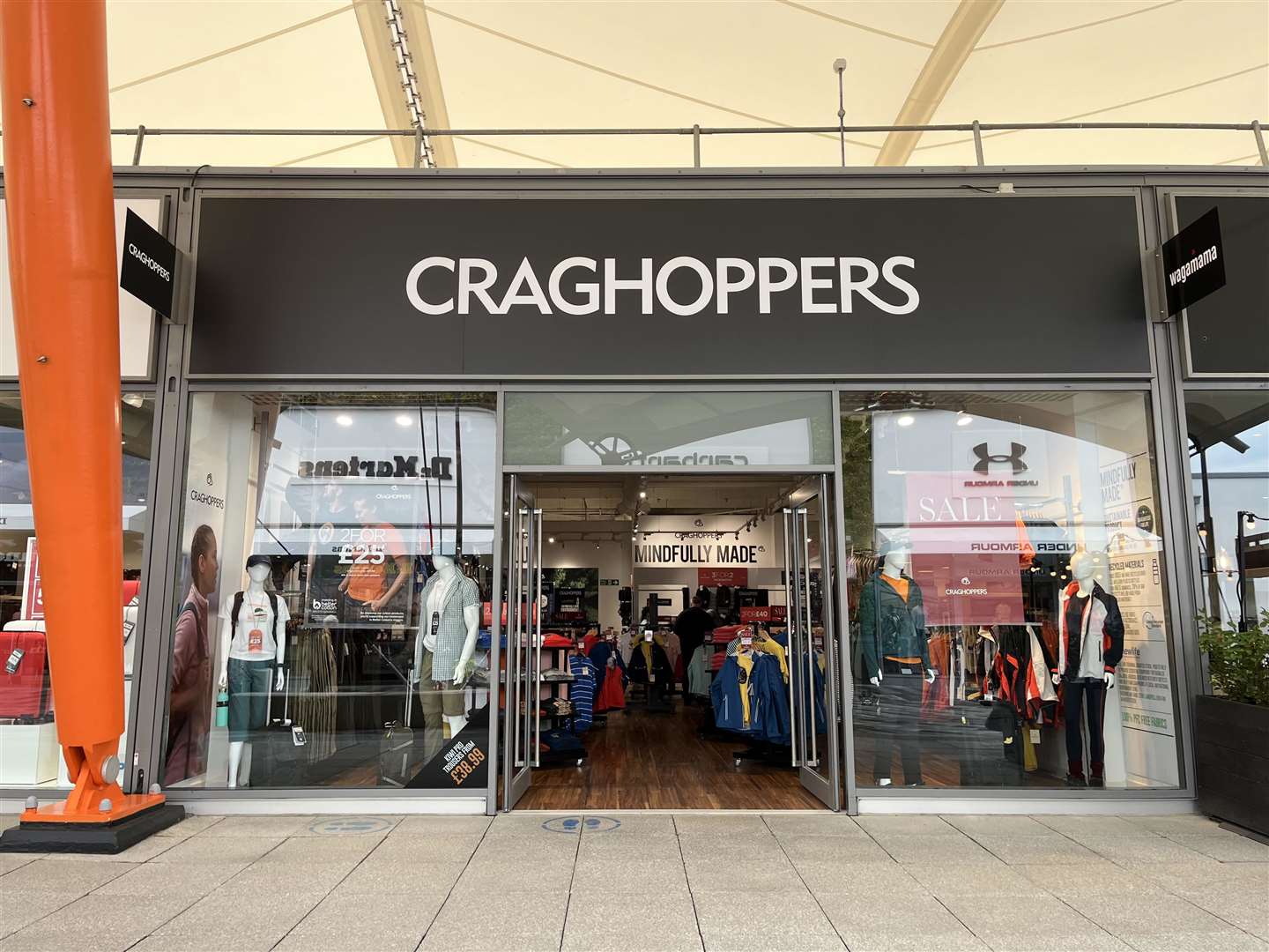 Craghoppers is a new store that has just opened at Ashford Designer Outlet