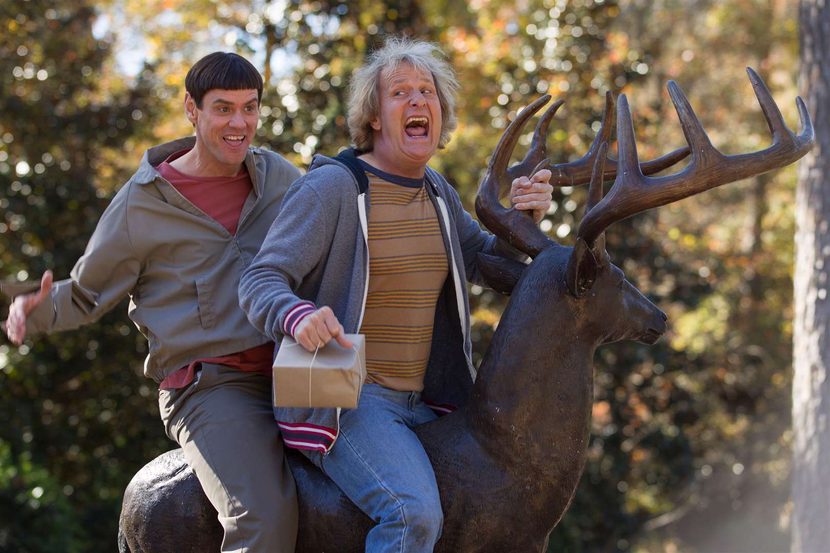 Dumb And Dumber To, with Jim Carrey and Jeff Daniels. Picture: PA Photo/Handout/Universal Pictures