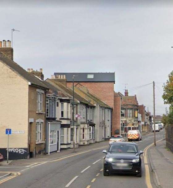 Police were called to reports of a burglary in Luton Road, Chatham. Photo: Google