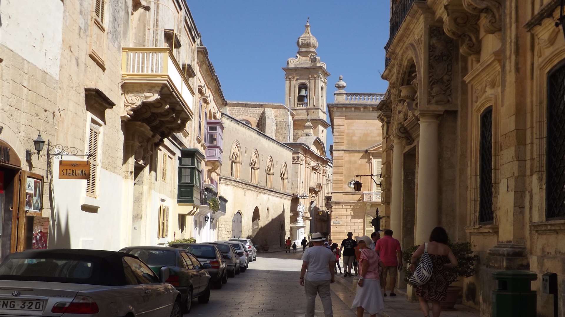 A typical street in Valletta