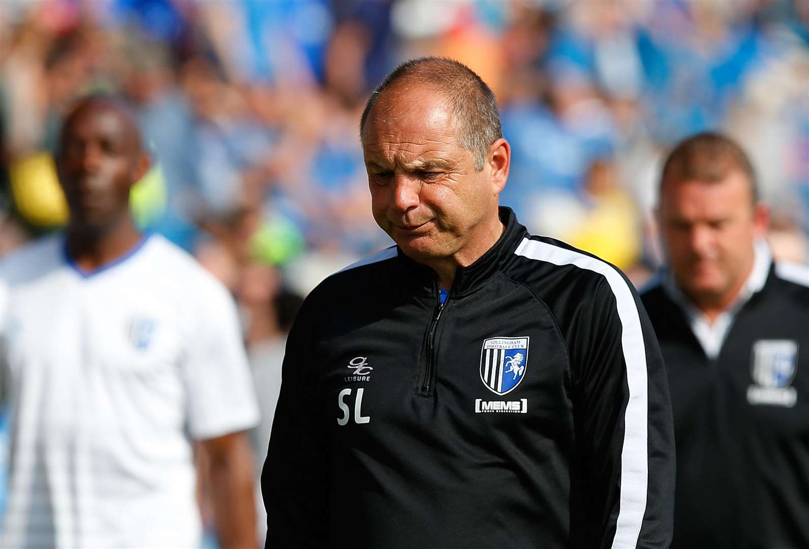 Gills boss Steve Lovell after Saturday's defeat to Blackpool Picture: Andy Jones