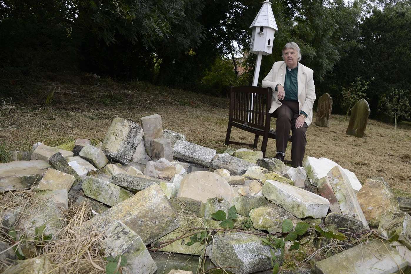 Vandals destroyed the 150 year old memorial