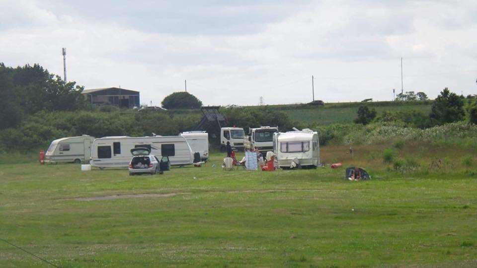 Thanet council say they are aware of the encampment. Picture: Dane Valley councillors