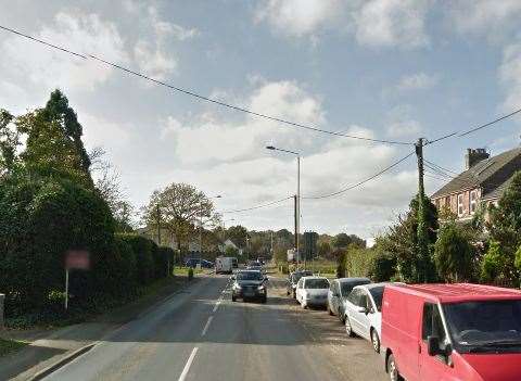 The woman was found in Maidstone Road, in Platt. Picture: Google.