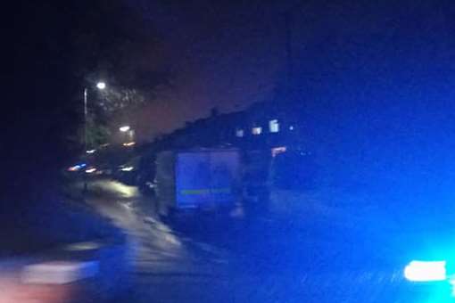 The bomb squad in Paraker Way, Seabrook. Pic: Kirsty MacDonald