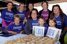 Some of the CavaCrew team at this year's Sheppey Relay for Life