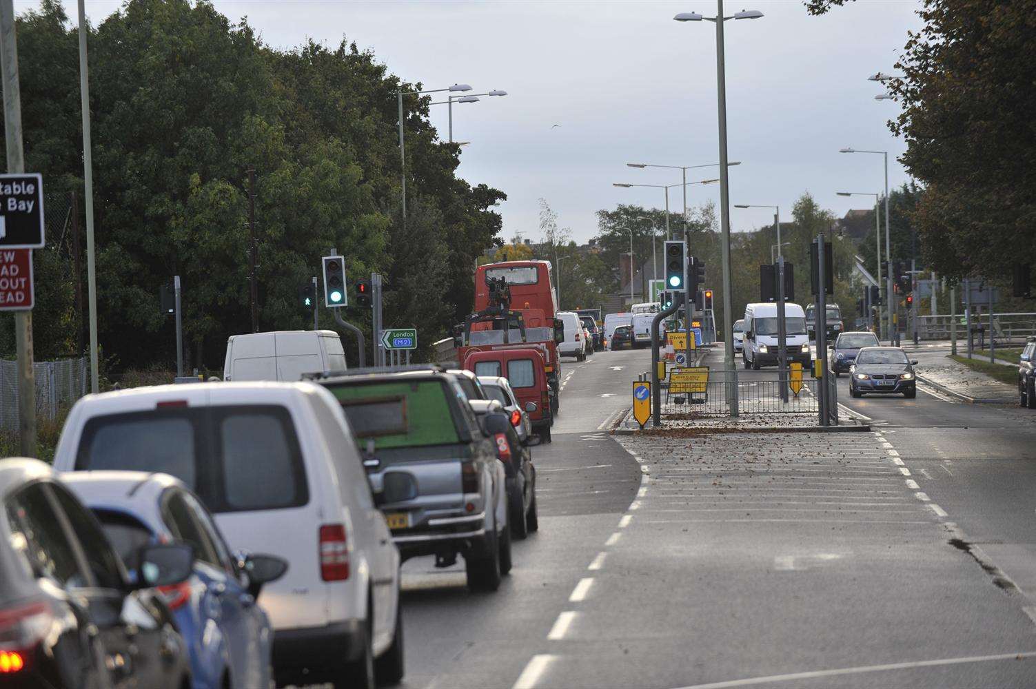 The diversion caused chaos in Canterbury. Picture: Tony Flashman