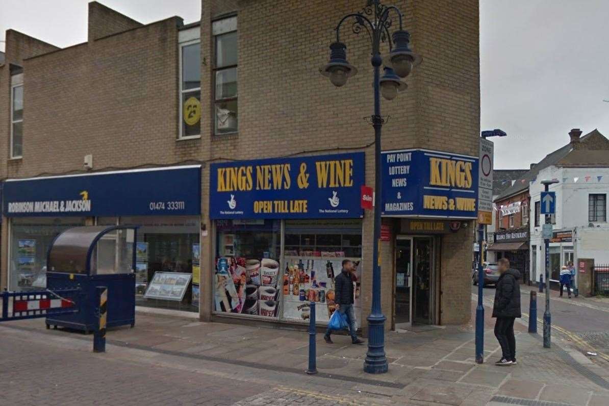 King's Food and Wine, King Street, Gravesend. Picture: Google Streetview