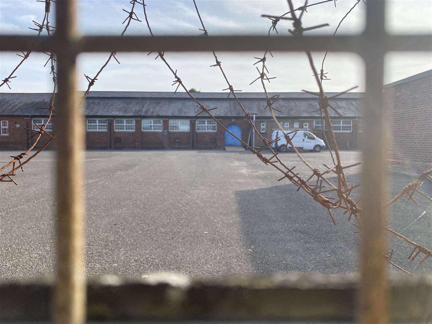 Napier Barracks in Folkestone is being used to house asylum seekers (43567098)