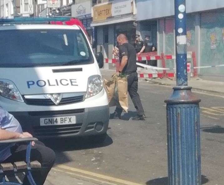 Police raided the empty former Blockbuster in Ramsgate in 2018. Picture: Amanda-Jade Curtis