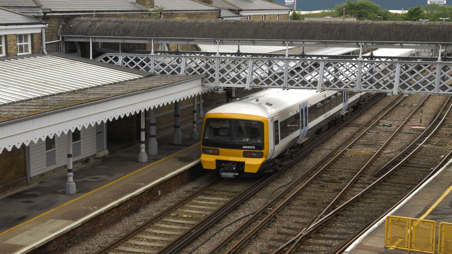 Maidstone West railway station. Stock picture