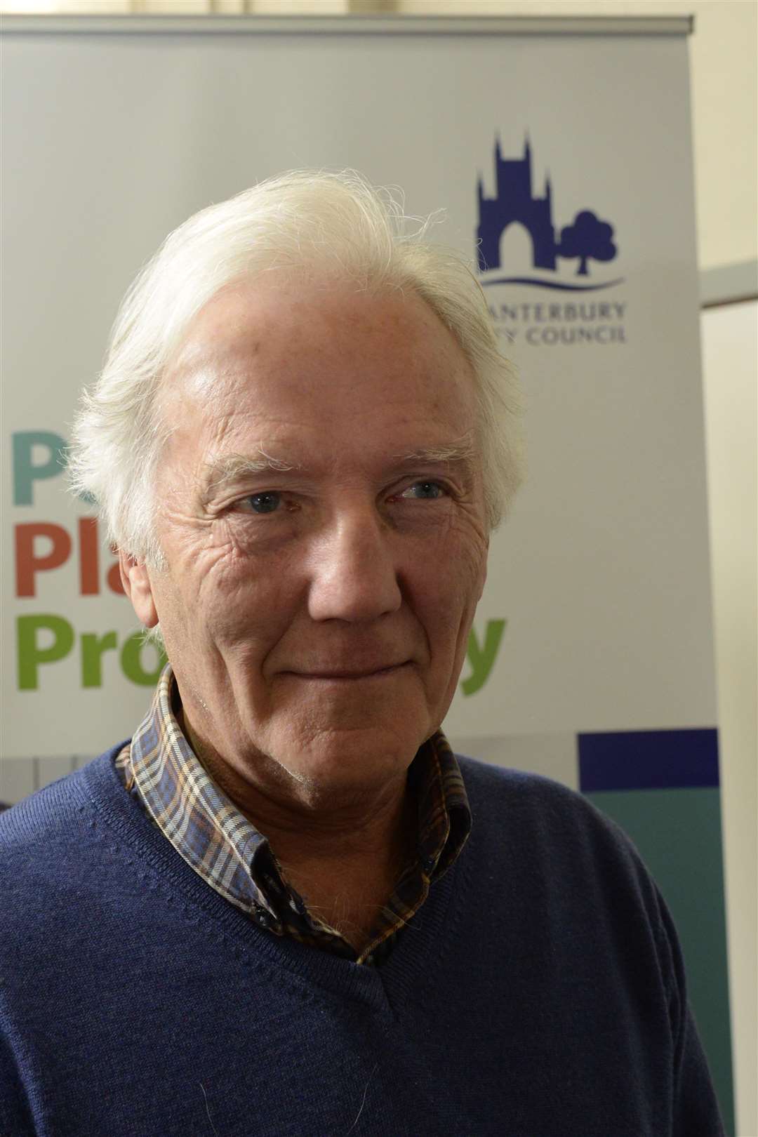 LIb Dem Cllr Michael Dixey at Canterbury City Council election count underway at the Westgate Hall on Friday. Picture: Chris Davey FM3800773 (2749557)