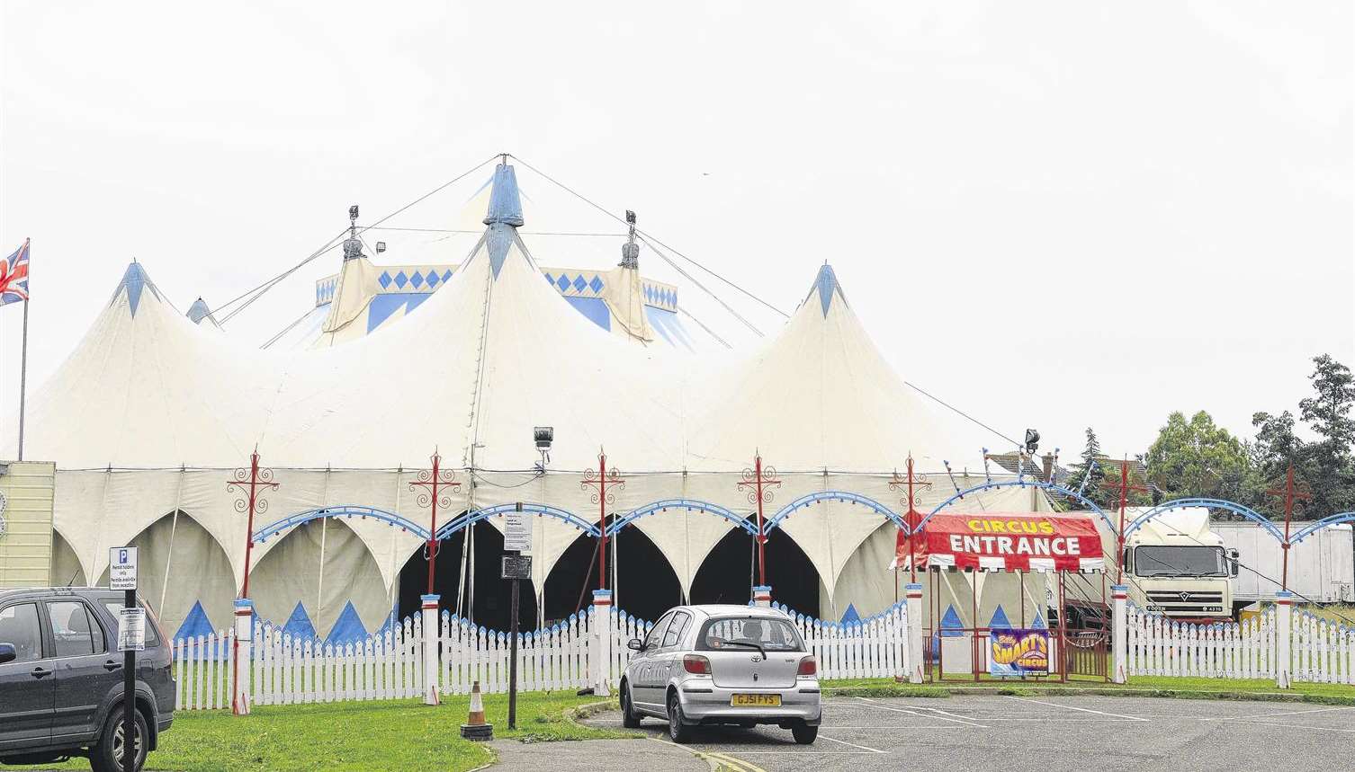 Billy Smart's Circus is on the field until Sunday