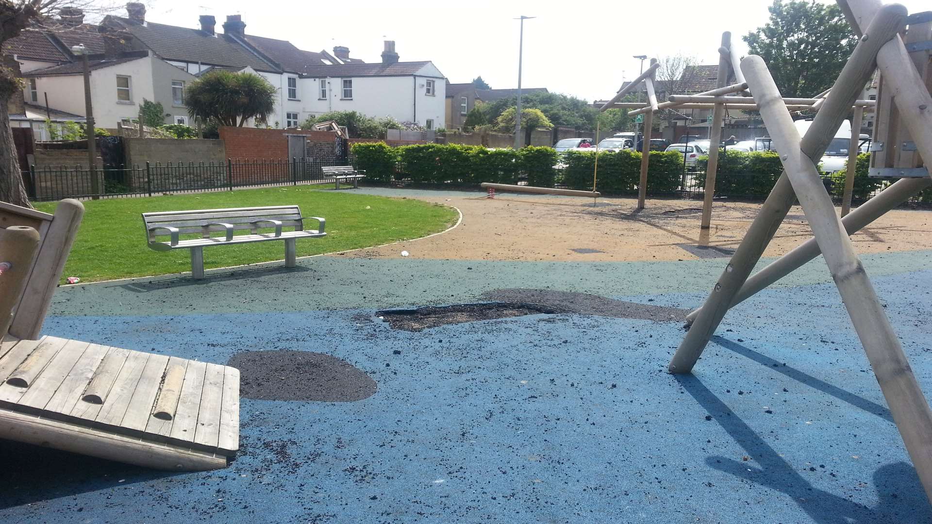 One resident said children are no longer being taken to the gardens because of the anti social behaviour