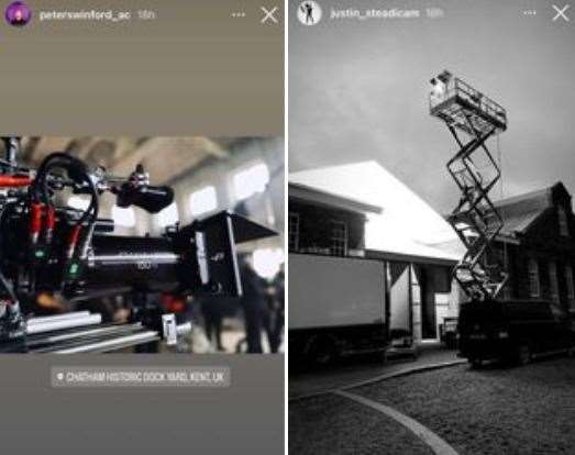 A kmfm listener did some digging and found out that Ed Sheeran could have been filming a video at the Historic Dockyard, Chatham. Picture: Instagram (63167185)