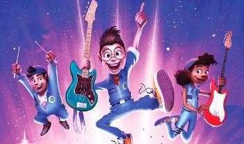 The illustrated book cover of Space Band by Tom Fletcher. Picture: Waterstones
