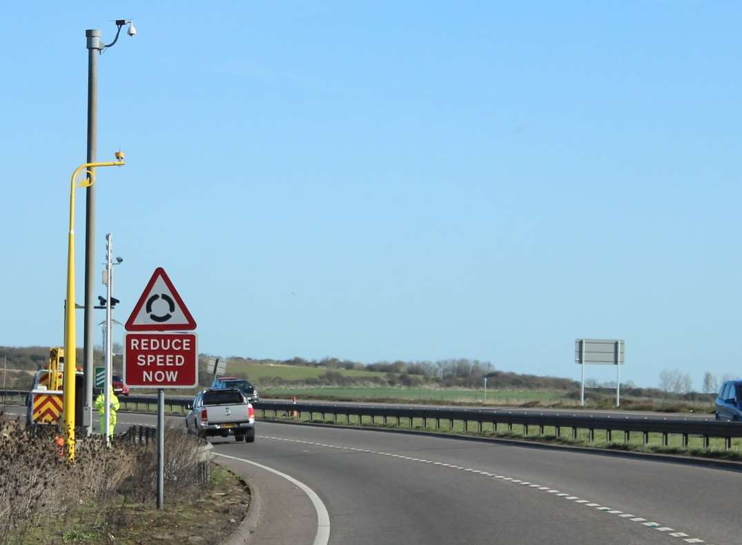 Average speed cameras are now on the Sheppey Crossing