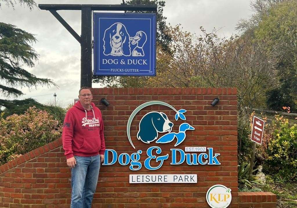 Jason Moon, who has run the Dog & Duck at Plucks Gutter for 18 years