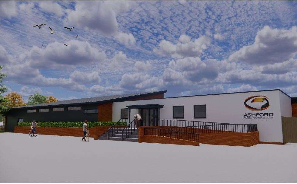 Ashford rugby club is planning a million-pound building project. Picture: ARFC