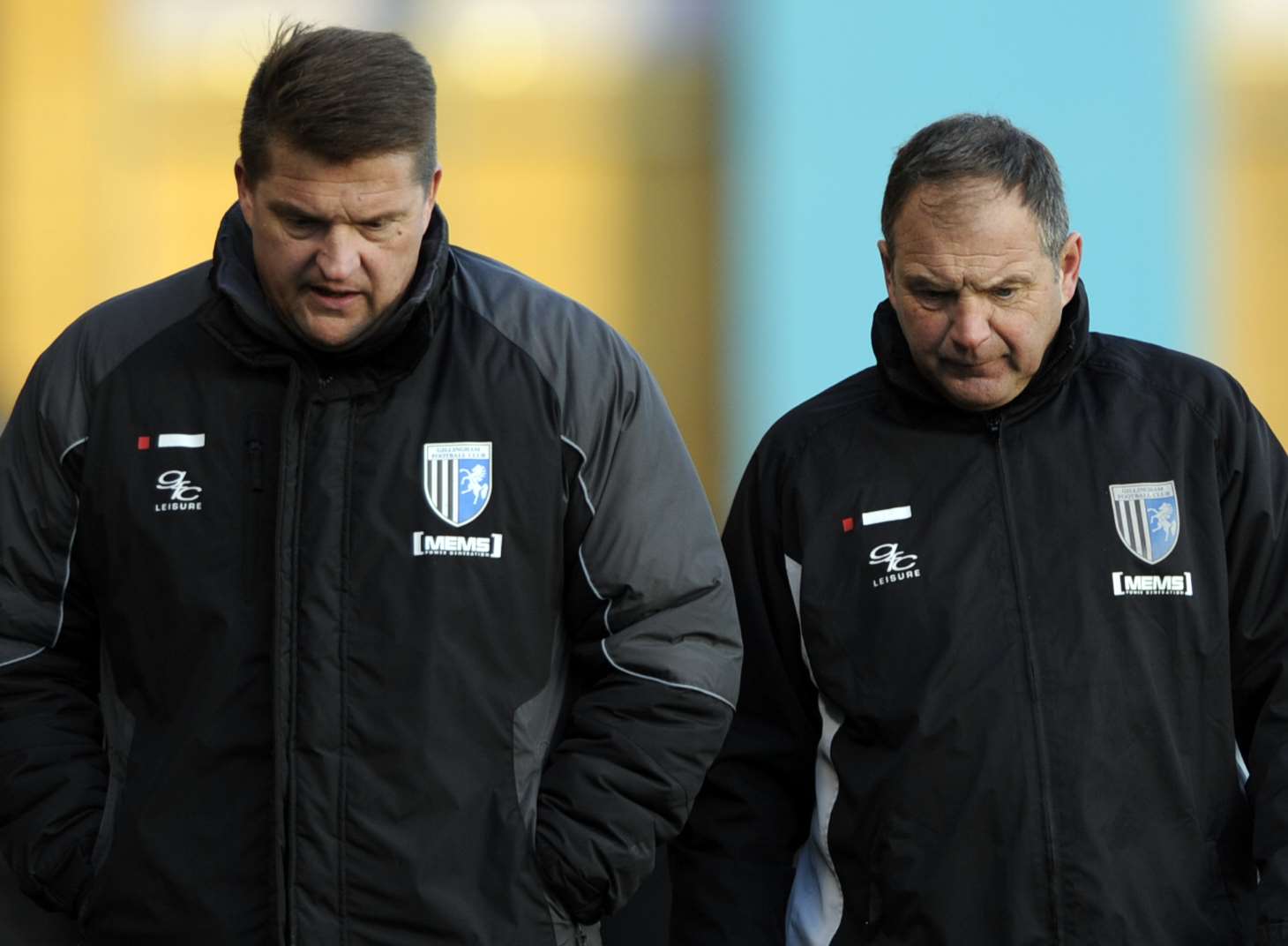 Gills coaches Darren Hare and Steve Lovell. Picture: Barry Goodwin