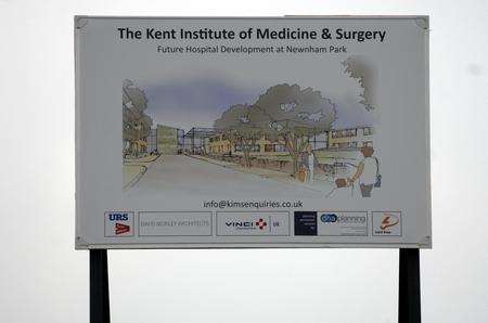 The site of the Kent Institute of Medicine and Surgery (KIMS) in Maidstone.