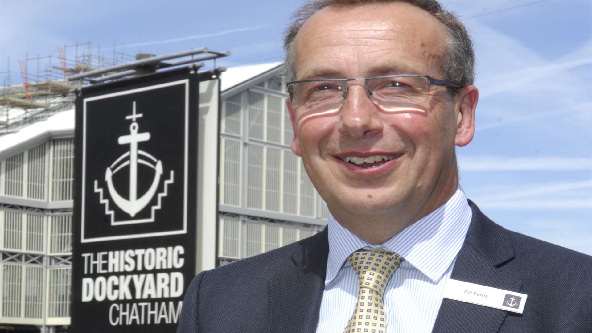 Bill Ferris, chief executive of The Chatham Historic Dockyard Trust