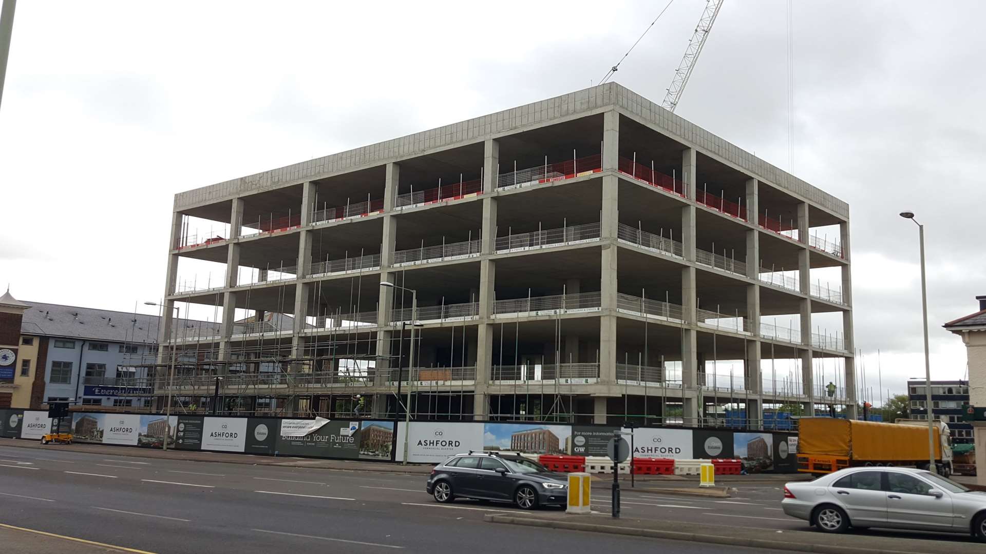 The Dover Place building is due to be complete in January