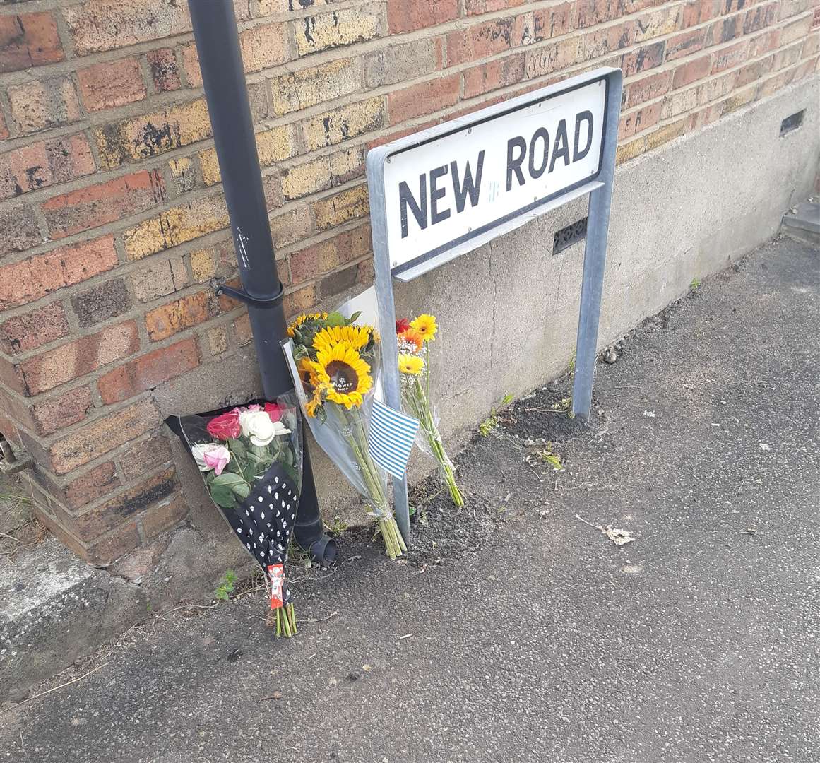 Floral tributes have been laid at the scene of a fatal crash on Swanley Lane at the junction with New Road where a 19-year-old cyclist from Dartford was killed