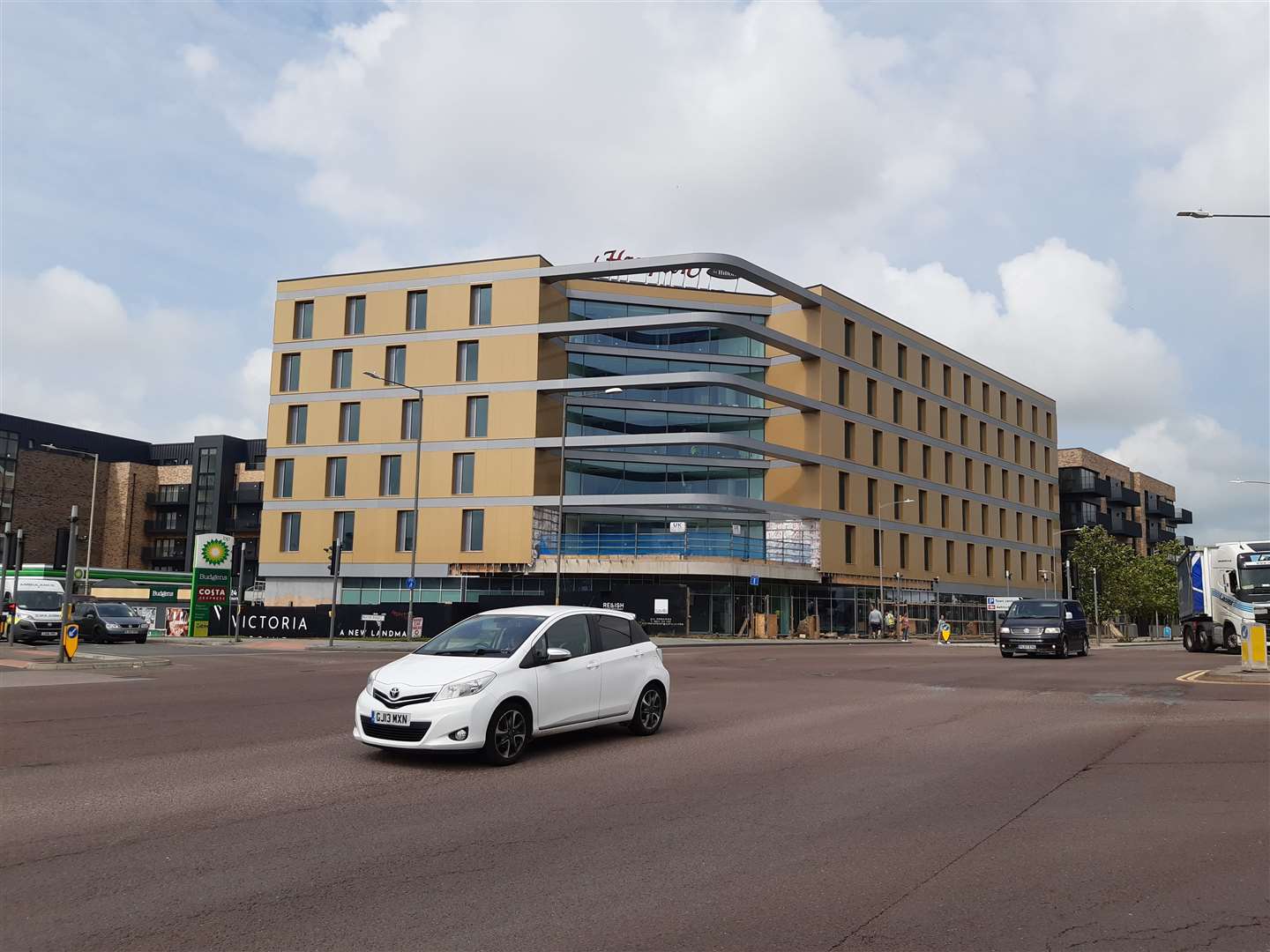 The 140-room hotel is on one of Ashford's busiest junctions