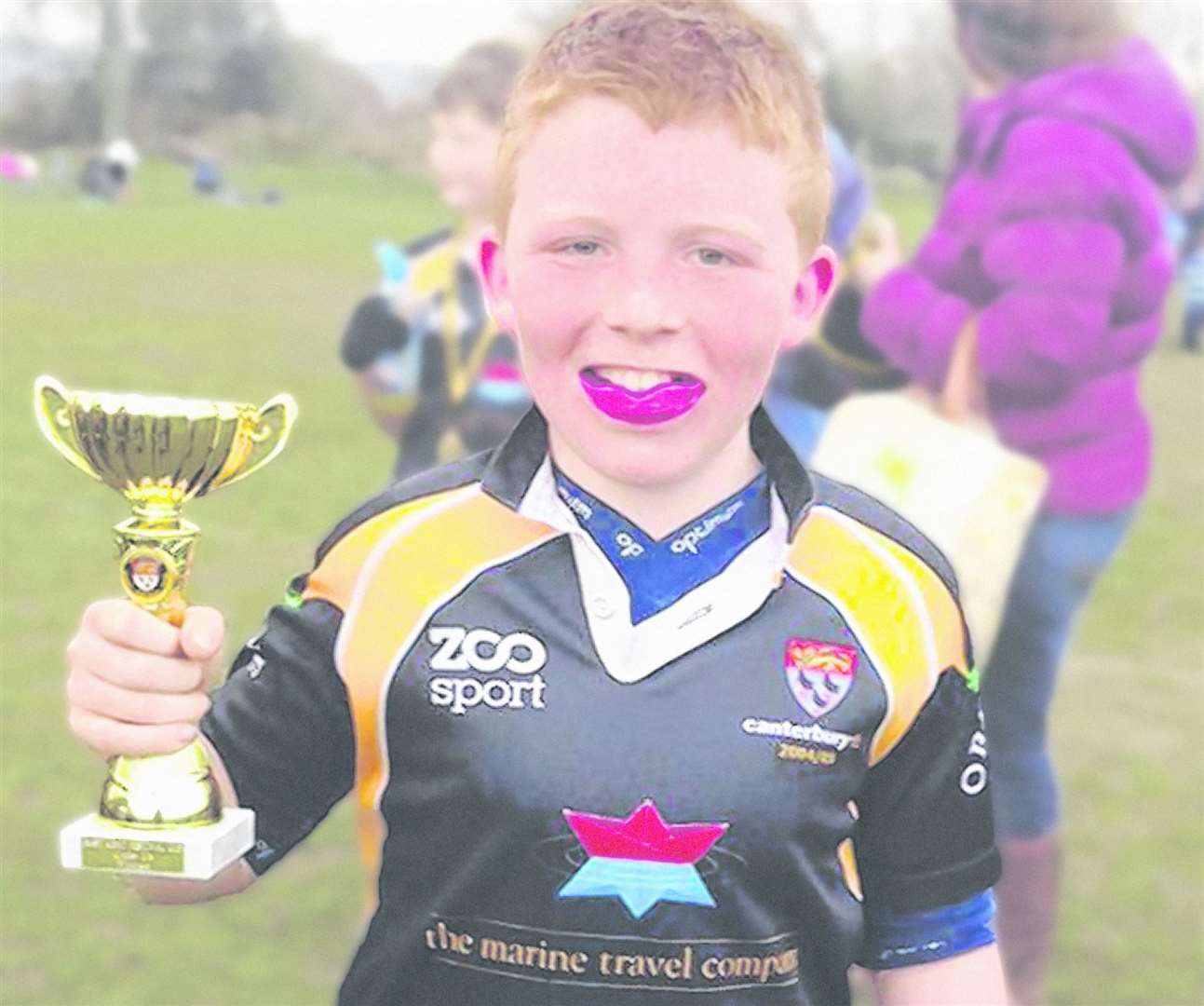 Sporty Troy played rugby for Canterbury under-13s and was a Kent champion BMX rider
