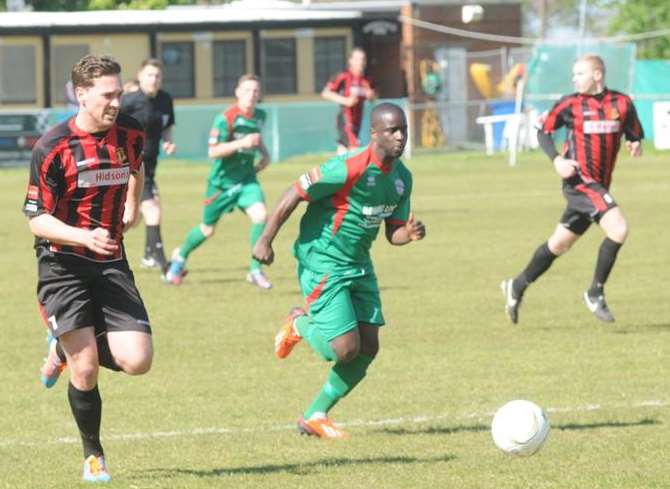 Sittingbourne (in red) are chasing a top-half finish to the season in Ryman League, Division 1 South Picture: Paul Dennis
