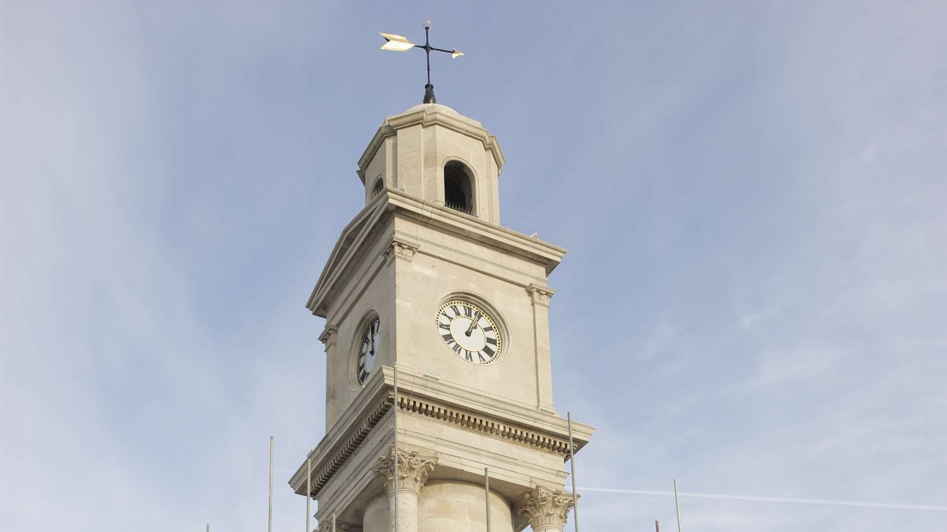 Improvements to Herne Bay's Clock Tower are nearly complete