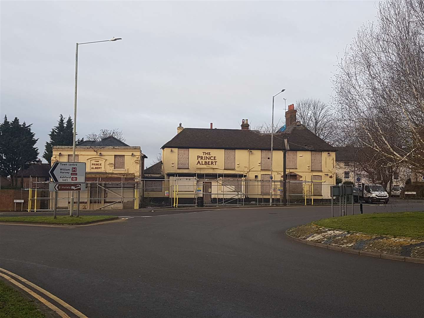 How the prime pub looked before it was bulldozed