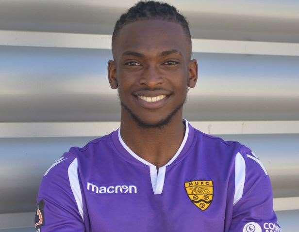Ibrahim Olutade joined Maidstone from Leatherhead in the close season