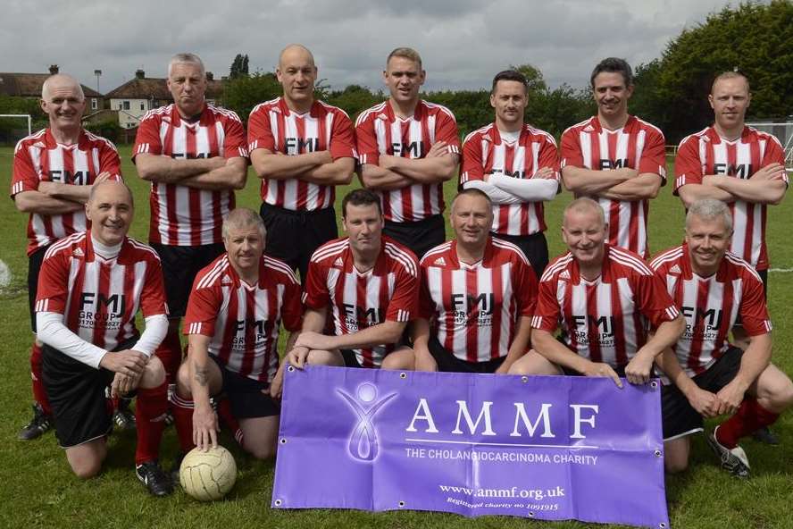 The Sheppey Casuals Team at the Jimmy Gray Charity Match