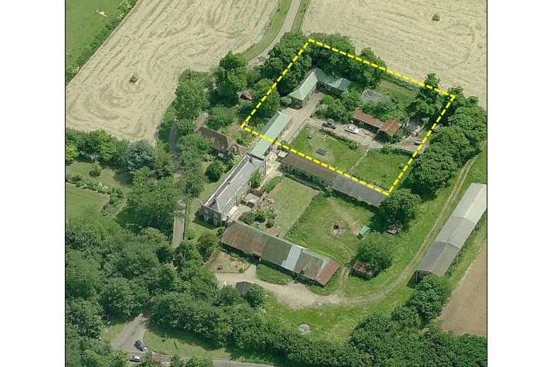 Aerial view of the site. Pic: Planning application