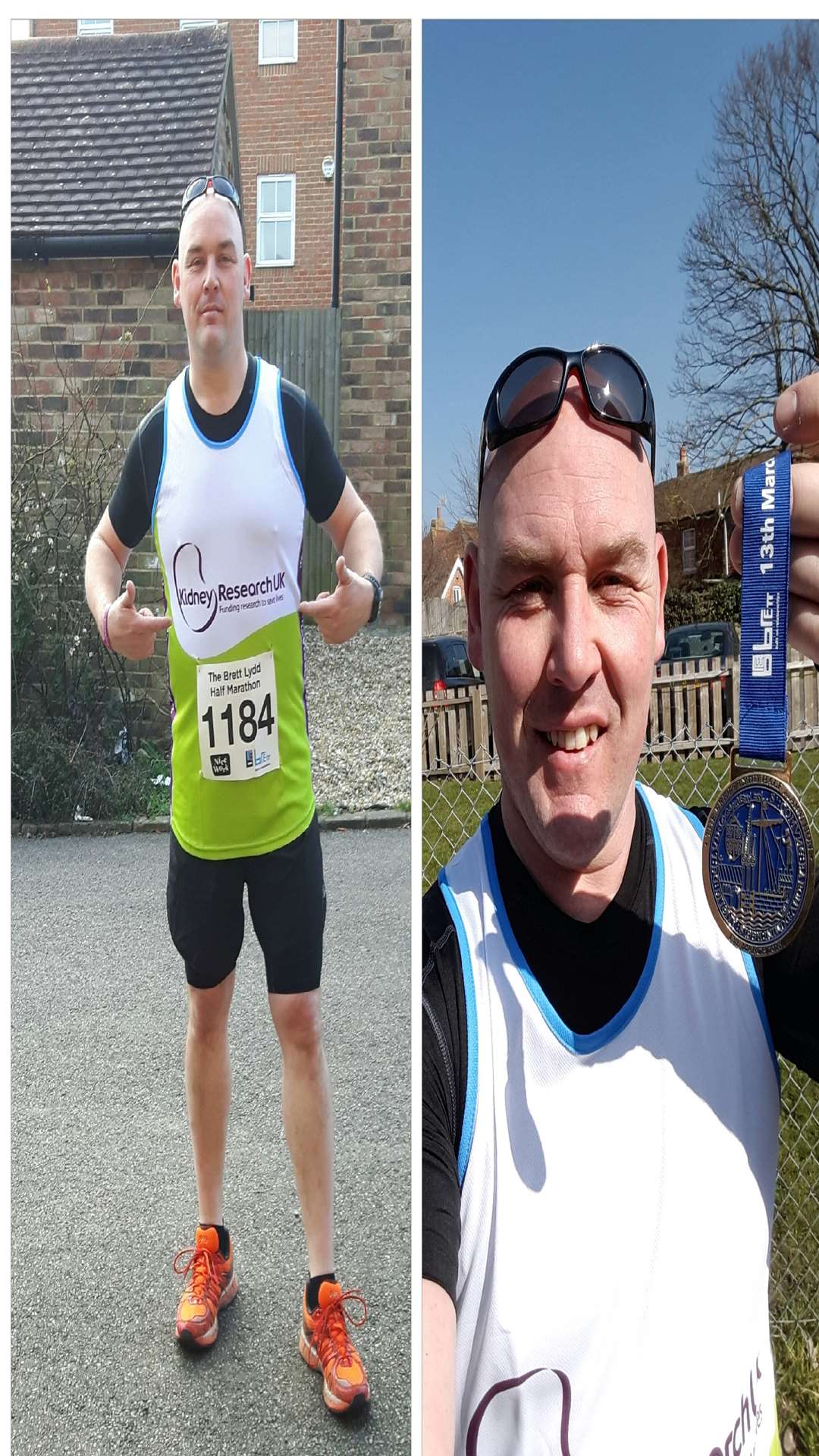 Dan Hammond is running the London Marathon for Kidney Research UK