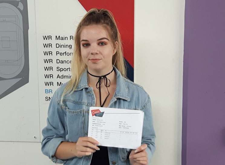The academy's top scorer, Emily Pickett, got three A*s and a B