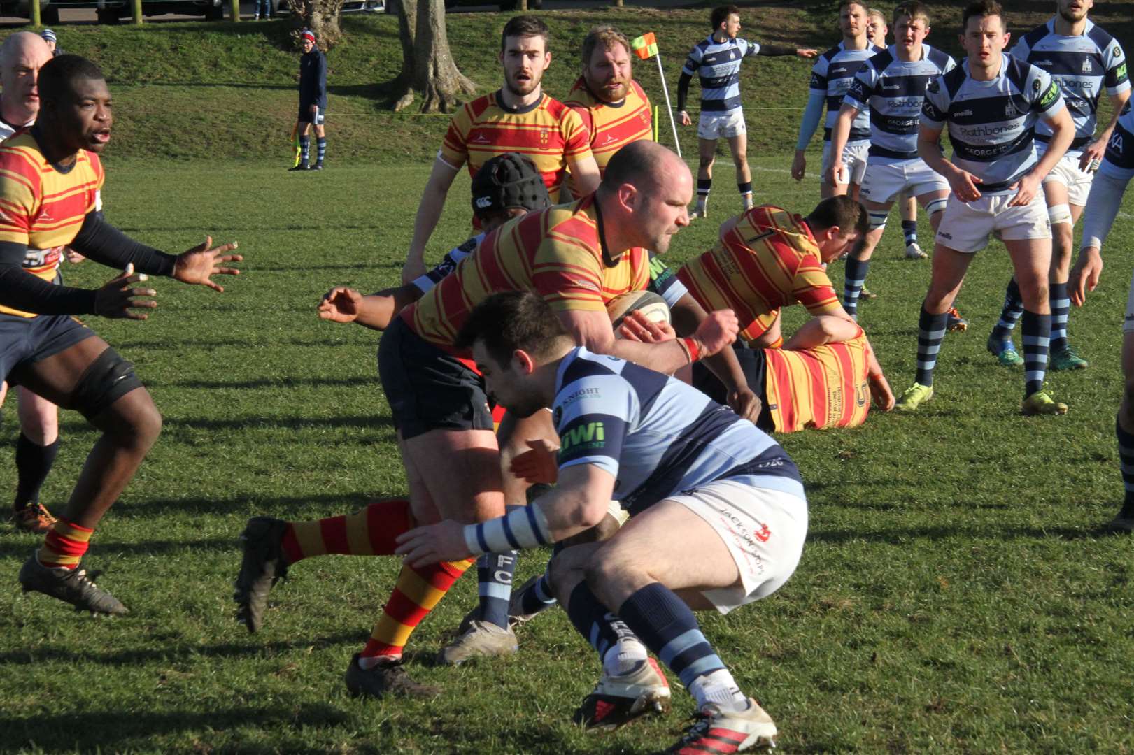 Medway on the attack during their win over Chichester on Saturday. Picture: Paul Wardzynski