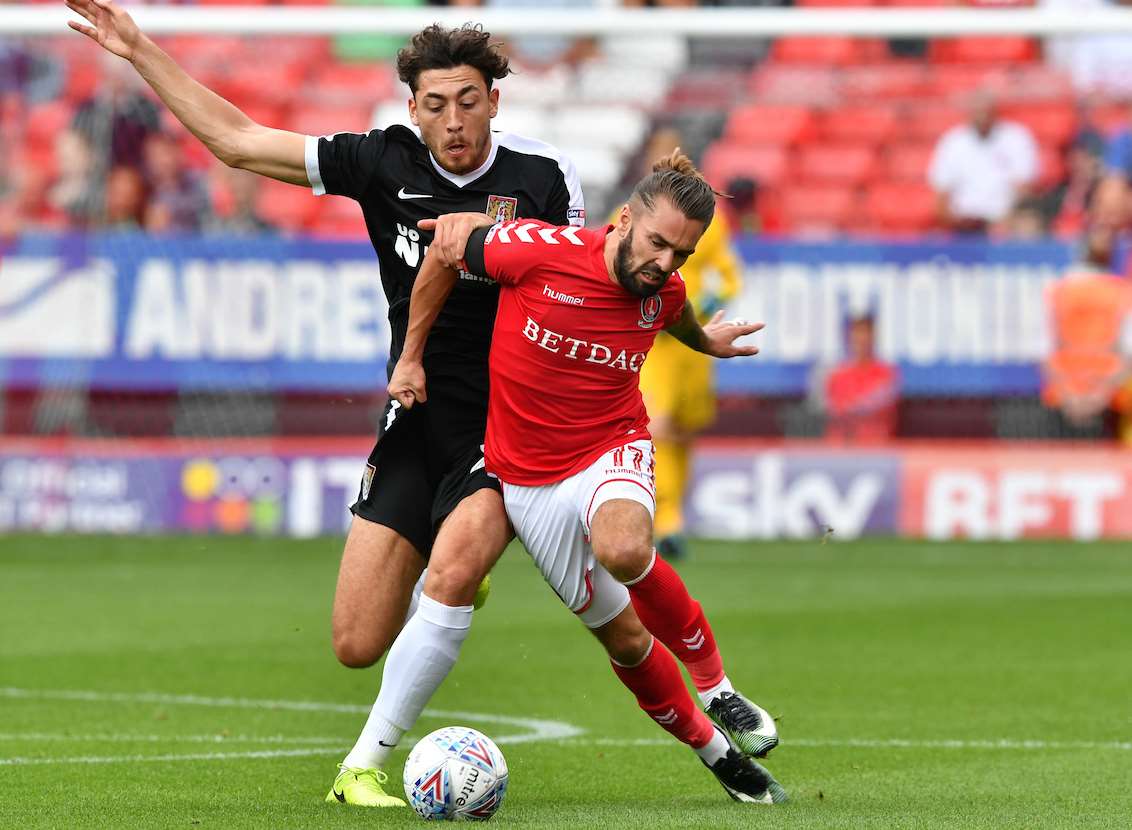 Ricky Holmes was on top form against Northampton. Picture: Keith Gillard