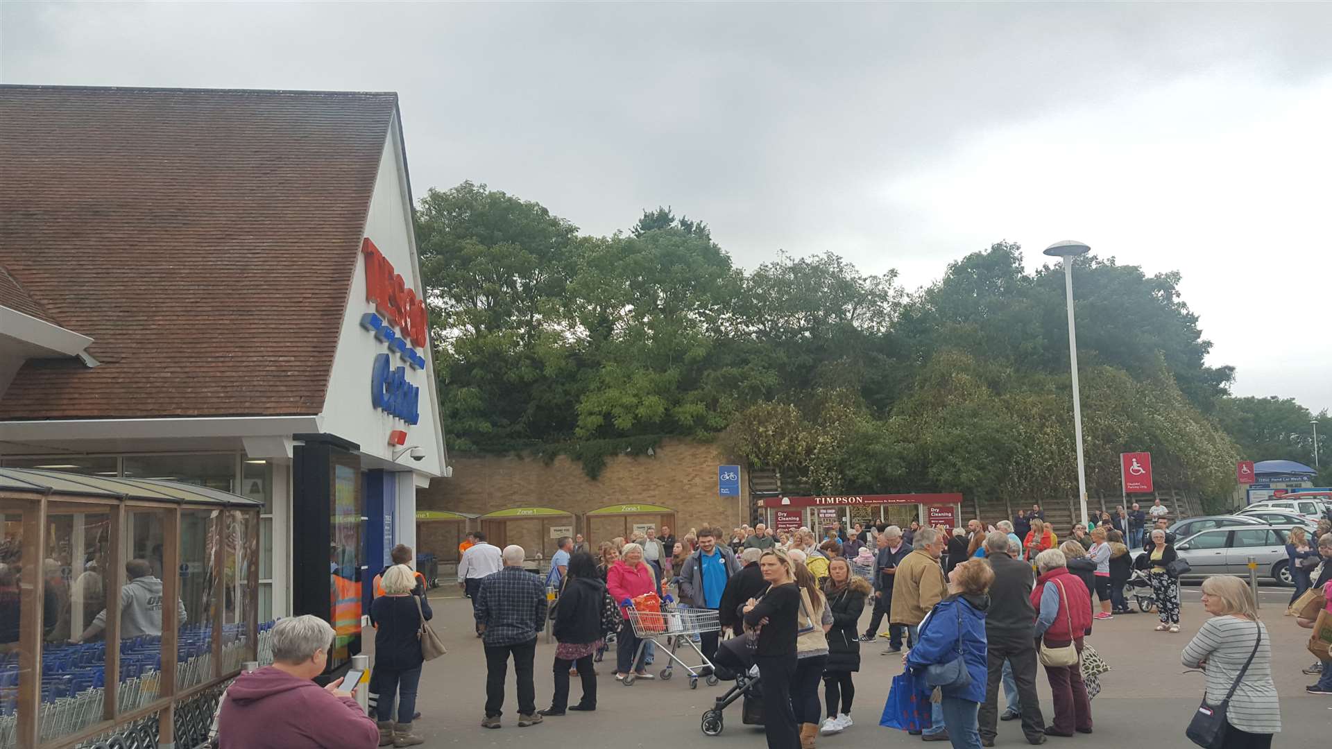 Whitstable Tesco has been evacuated