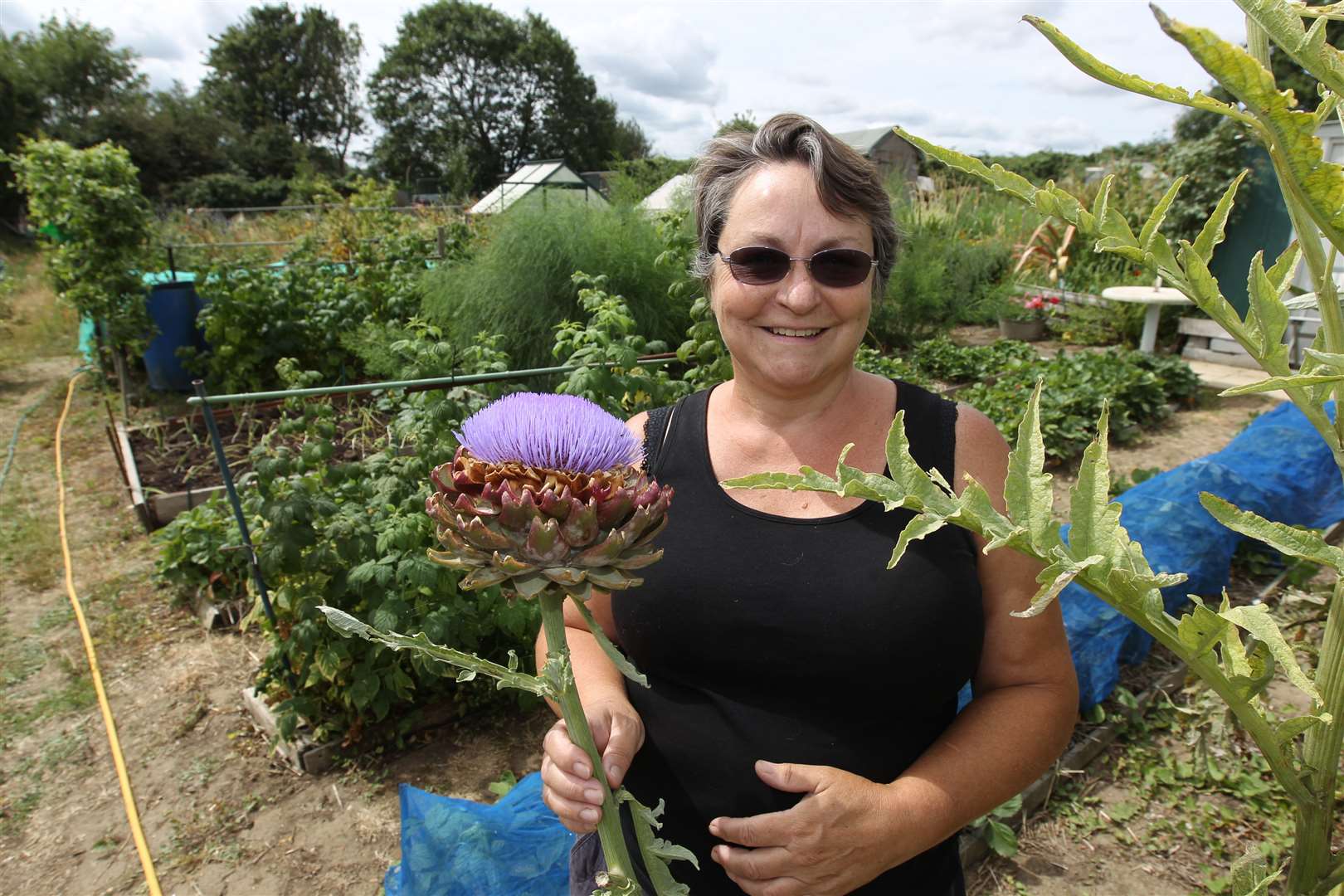 Annie Littel, Treasurer of The Swanscombe and Greenhithe Allotments and Gardens Associations