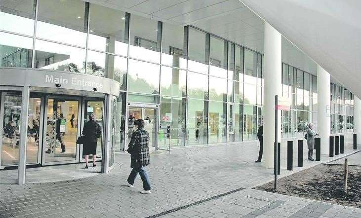 The teenager was taken to Tunbridge Wells Hospital in Pembury
