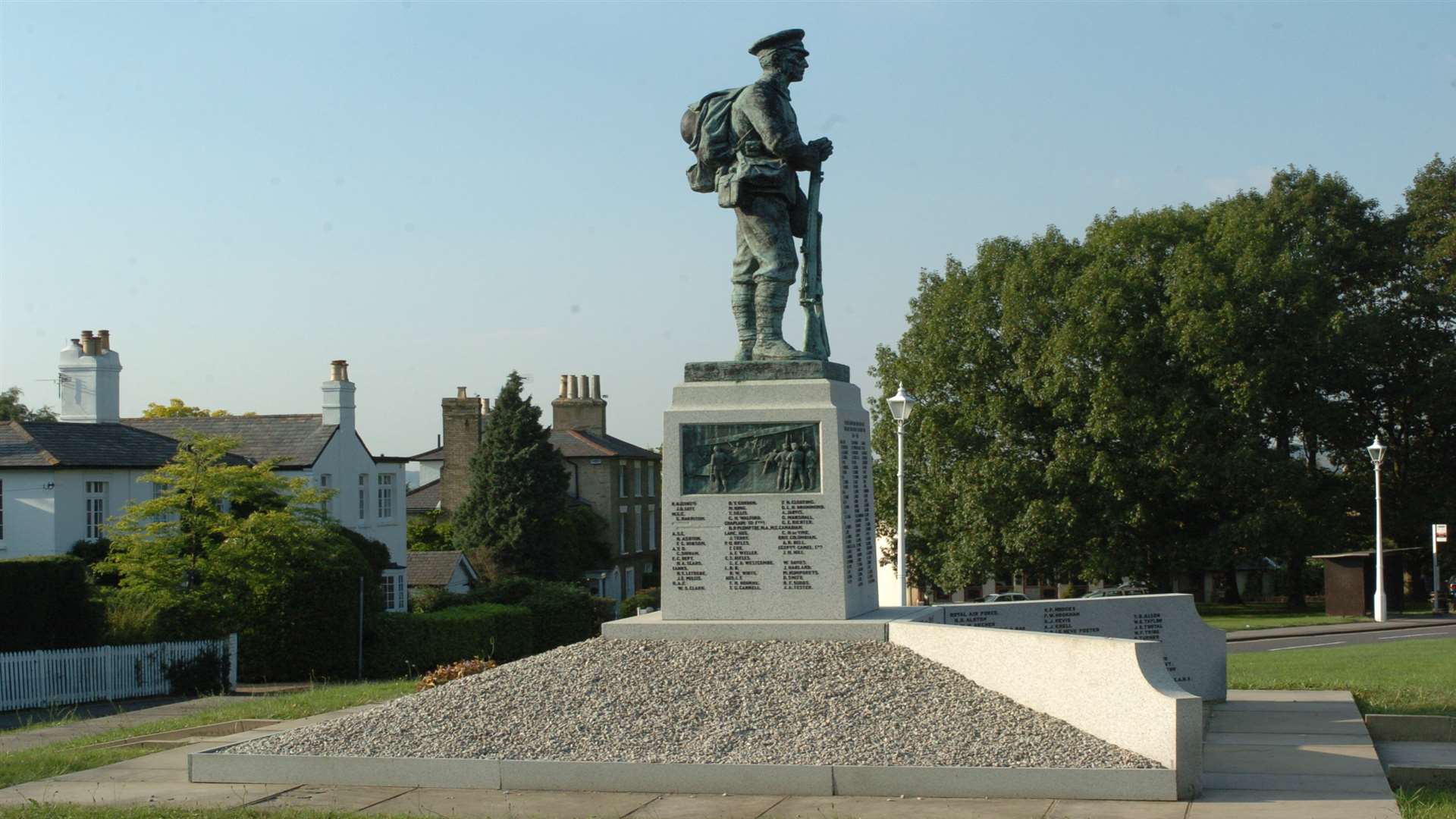 The war memorial at The Vine