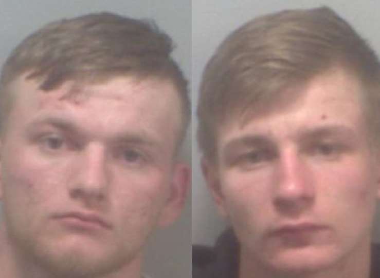 Alex Macdonald and Charlie White. Picture: Kent Police.